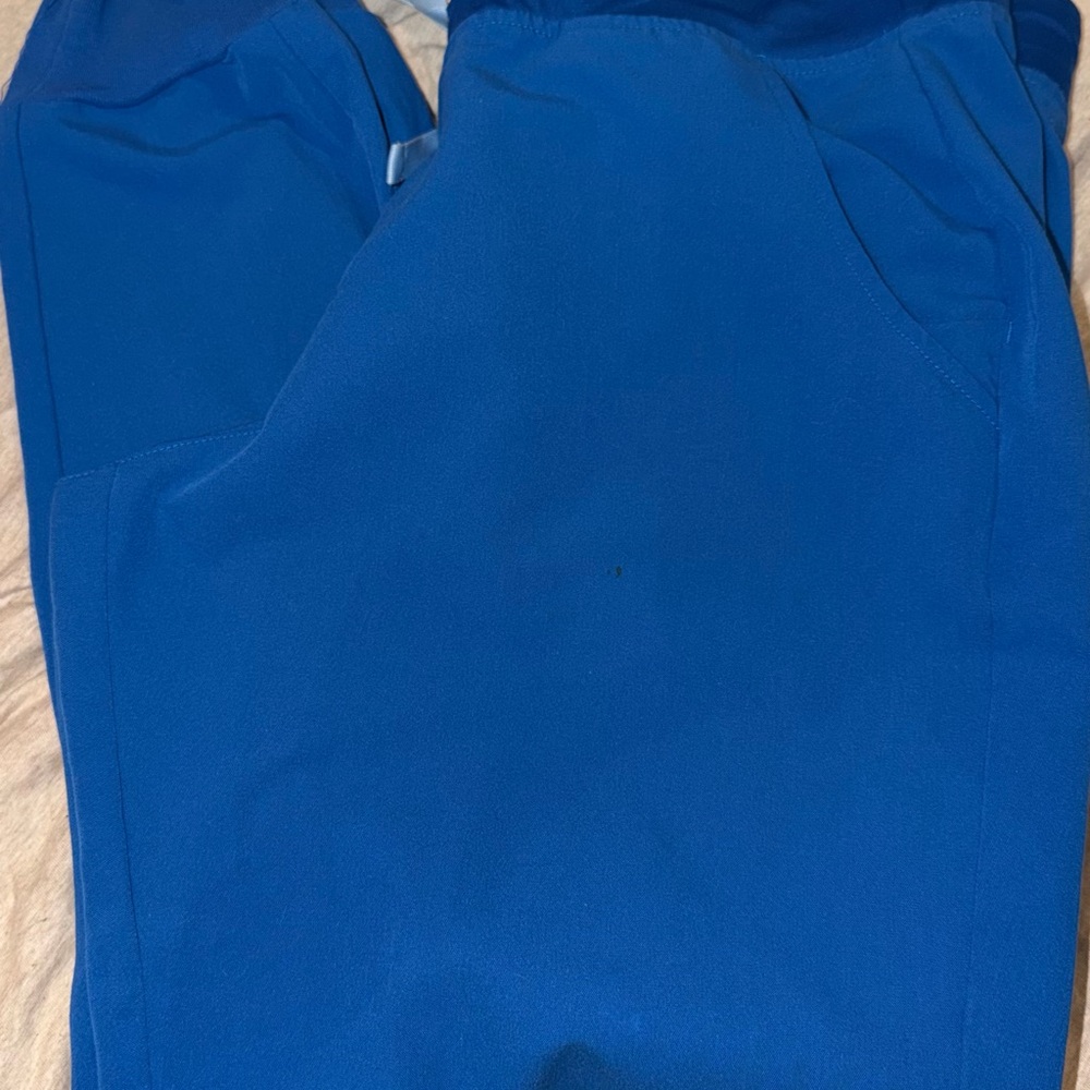 FIGS Royal Blue Zamora Jogger Scrub Pants – Size L